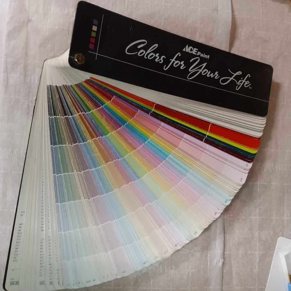 ACE Paint Color Swatch Fan Deck